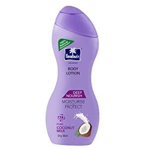 Parachute Advansed Deep Nourish Body Lotion for Women & Men, Dry Skin, 250ml | Pure Coconut Milk, 100% Natural