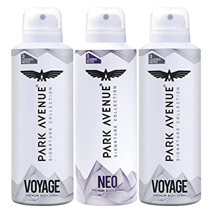 Park Avenue Signature Collection 2 Voyage & 1 Neo FREE Premium Body Spray