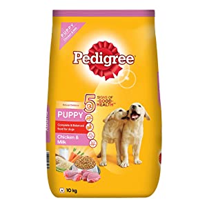 Pedigree Puppy Dry Dog Food, Chicken & Milk Flavour