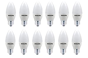 PHILIPS 4-Watt 400-lumen Candle Frosted E27 Base Wall lights