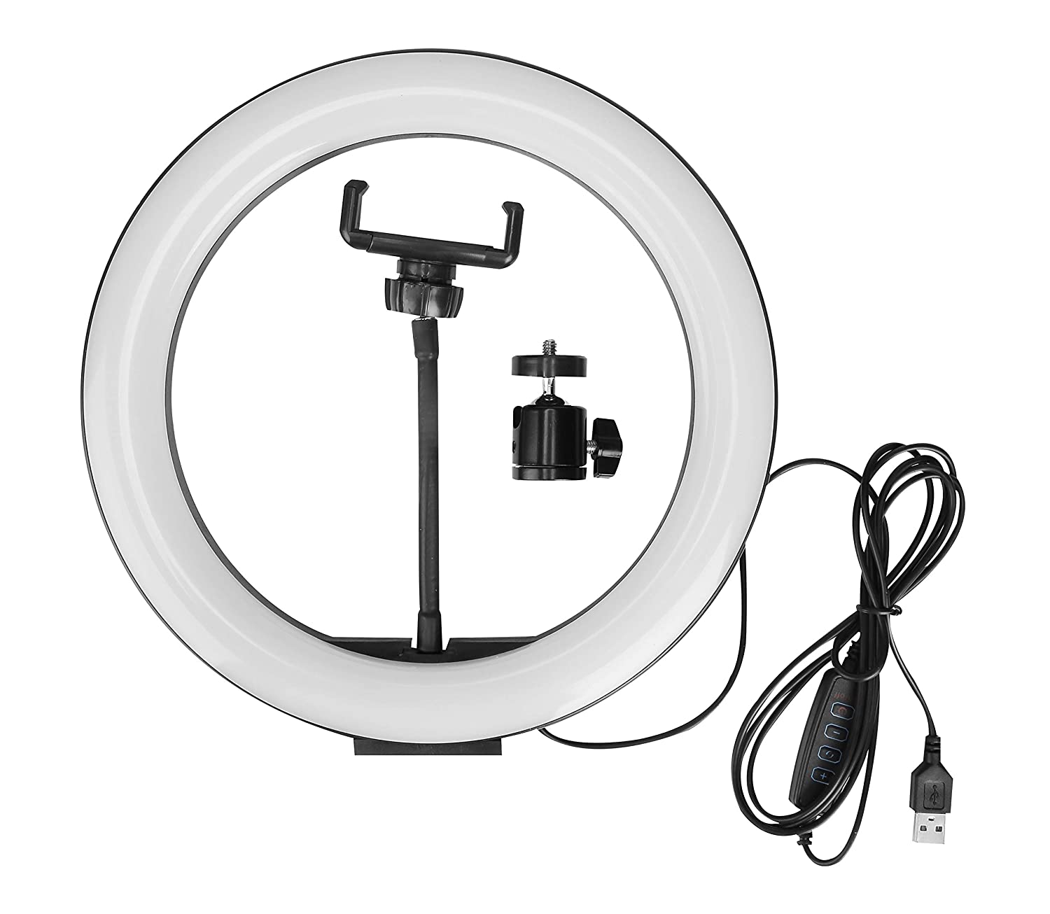 Photron 10 inch Professional USB Powered LED Ring Light with Mobile Holder