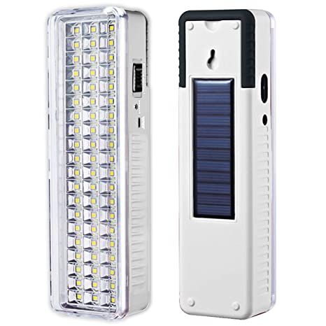 Pick Ur Needs® Rechargeable 60 LED with in Built Solar Panel Emergency Light