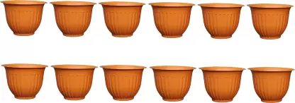 Picvel Beautiful Round Gardening Flower Pots