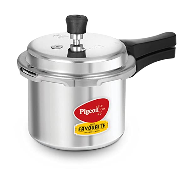 Pigeon by Stovekraft Favourite Non Induction Aluminium 3 Litres Pressure Cooker