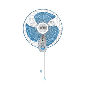 Polycab Aery 400 MM Turquish Blue Wall Fan