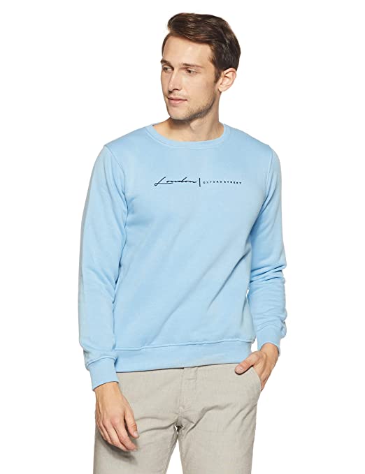 Qube By Fort Collins Men's Cotton Long Sleeve Sweatshirt