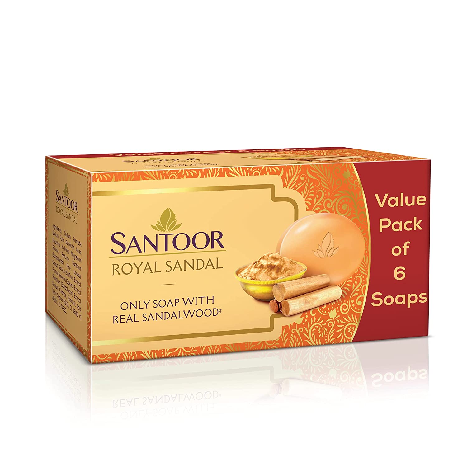 SANTOOR Royal Sandal Soap Bar