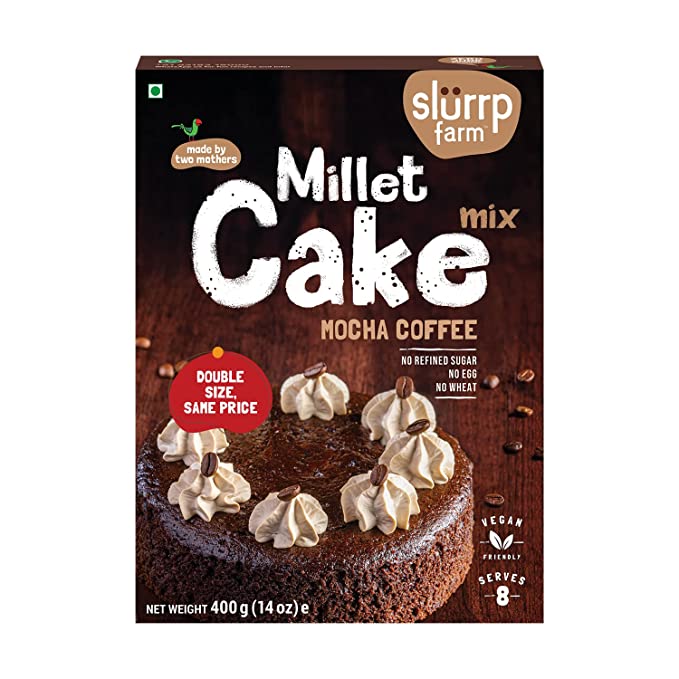 Slurrp Farm Coffee Cake Mix, Eggless