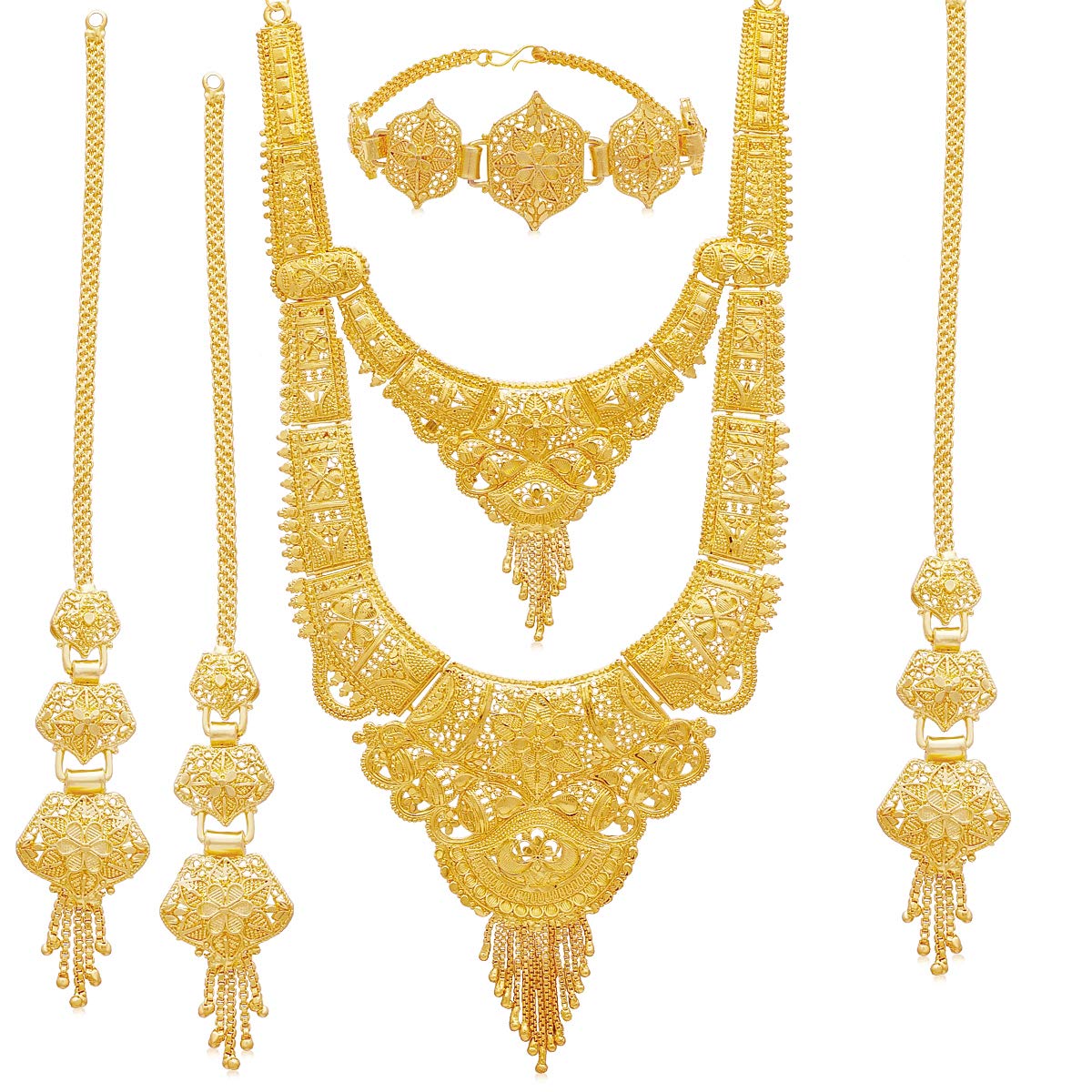 Sukkhi Brass Wedding Jewellery Set