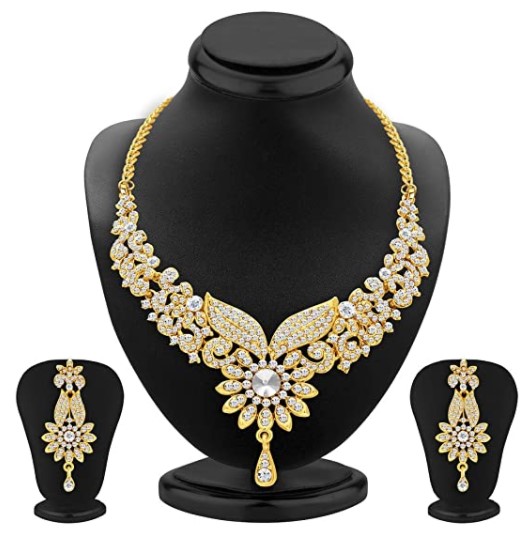 Gold Plated Wedding Jewellery Set