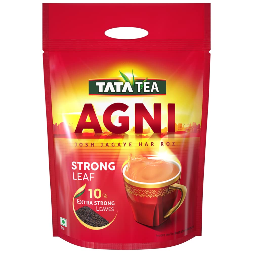 Tata Tea Agni 10% Extra Strong Leaves, Black Tea, 1.5kg