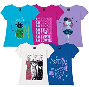 Tom & Tina Regular Fit Girls T-Shirts