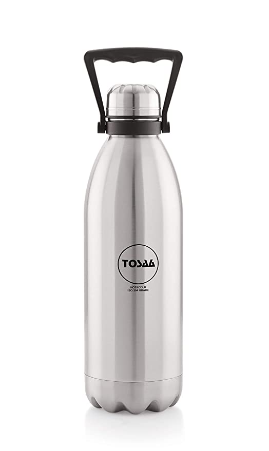 Tosaa Stainless Steel 1500ml Hot & Cold Double Wall Vacuum Insulated Flask Water Bottle