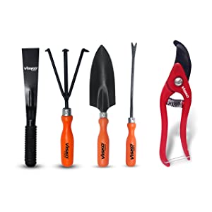 VISKO Garden Tools Set, 659 Gardening Hand Tool Kit