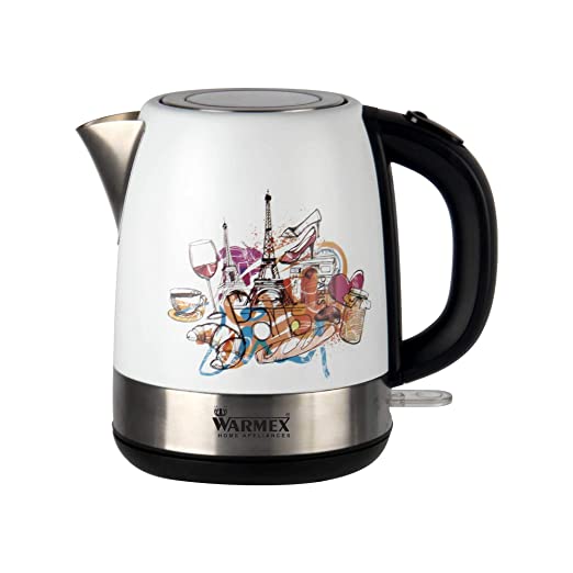 Warmex Home Appliances 1800 W Stainless Steel 1.2 L Bonjour Electric Kettle