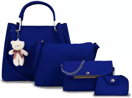 Women Blue Hand-held Bag