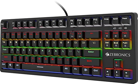 Zebronics Zeb-MAX V2 Premium Mechanical TKL Keyboard